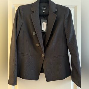 Jones New York Textured Black Blazer
